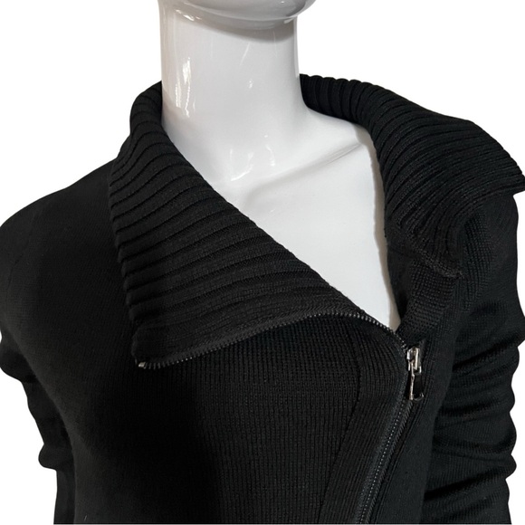 Pre-owned, black Athleta Chill Factor Wool Blend Sweater Coat - XS - Picture 11 of 16